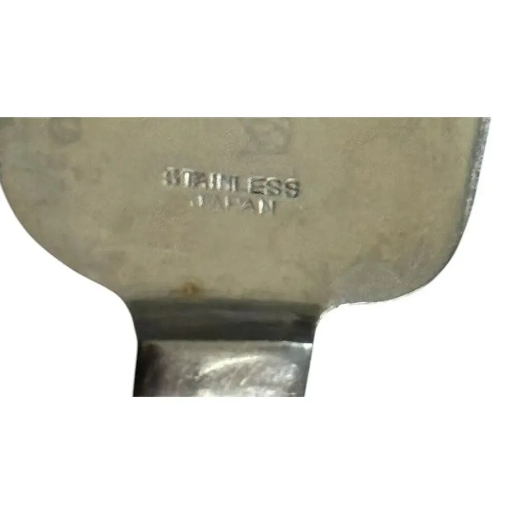 VTG Handle Pie Cake Cutter Server Stainless Steel Japan MCM Kitchen Baking READ